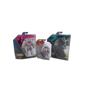 LEAGUE OF LEGENDS CHAMPION COLLECTION THRESH, DARIUS & ZED ACTION FIGURES Lot